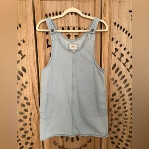 Forever 21 Denim Light Wash Cotton Mini Dress